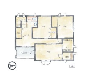 心地良い距離感と開放的な空間に心躍る二世帯住宅 シリーズ/ALBEROVIVACE　2階